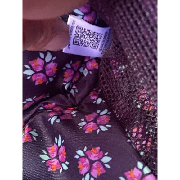 Vera Bradley Grand Traveler Weekender Bag Dream Paisley Purple Tapestry - Picture 16 of 16